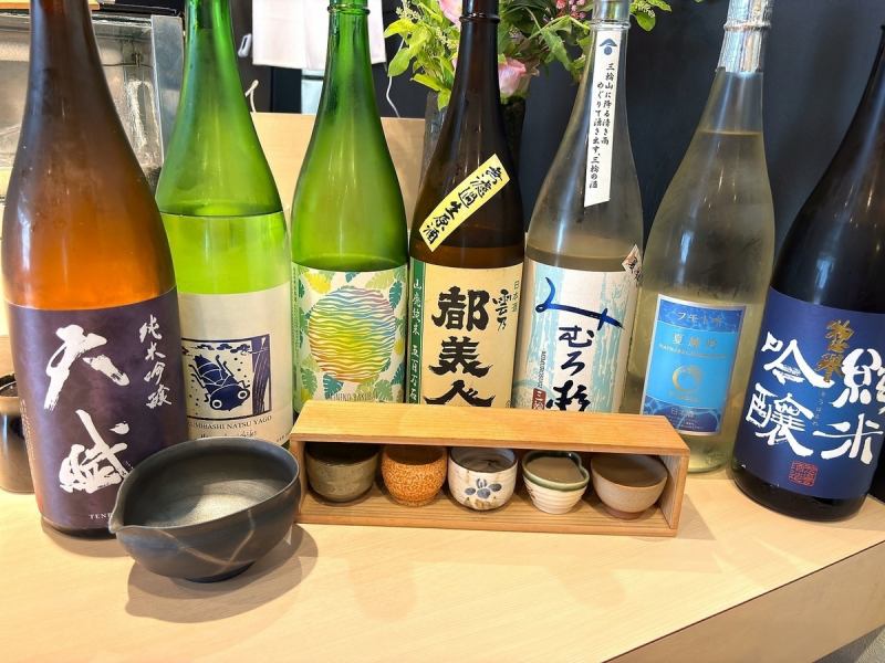 【日替わりで楽しめるこだわりの日本酒】