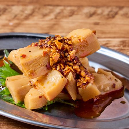 ピリ辛ラー油メンマ