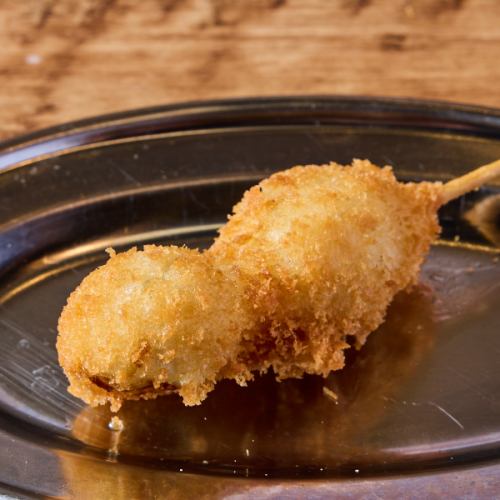 うずら串揚げ 1本