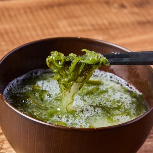 めかぶの味噌汁