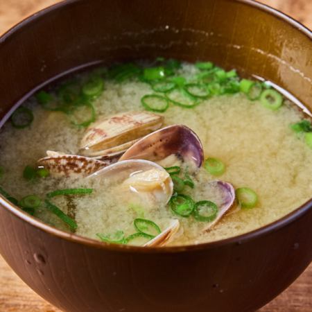 あさり味噌汁
