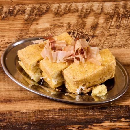 栃尾の納豆挟み揚げ