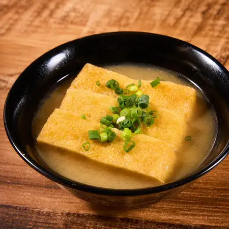 栃尾きつねのお味噌汁