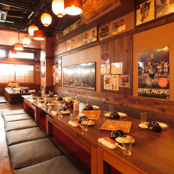 All seats are comfortable with sunken kotatsu seats. We also have partitions.Whether it's for a banquet or with your family ♪ We also accommodate strollers as needed!