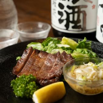 厚切りネギ塩牛タン