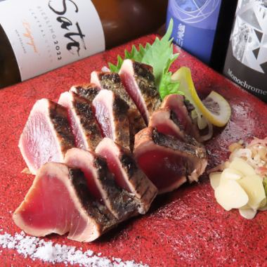 カツオの藁焼き