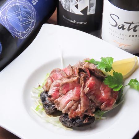 「国産牛使用！名物！まるたんステーキ1,518円」がオススメ!