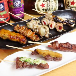 こだわりの炭焼串