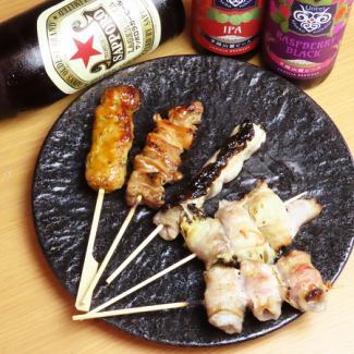 本日の気まぐれ串焼き