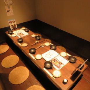 Private room for 8 people ☆ Perfect for small parties ◎ [Minato Mirai Private room Izakaya Party]