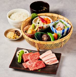 選べる彩御膳　県産牛2種&麓山高原豚／福島牛3種