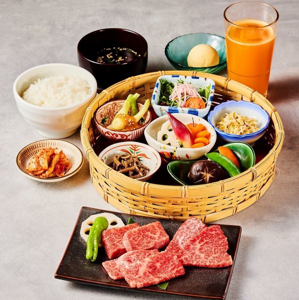 【ランチご予約限定】おしゃべリーゼ　季節野菜の花かご弁当　福島牛3種　お一人様