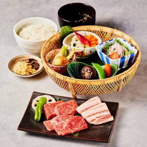 選べる彩ランチ　県産牛2種&麓山高原豚　お一人様