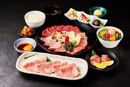 【福岛牛肉特级套餐（含90分钟畅饮）】（10道菜）每人9,229日元（含税）