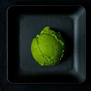抹茶アイス(黒蜜きな粉入り)