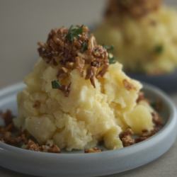 Crunchy Anchobi Potato Salad