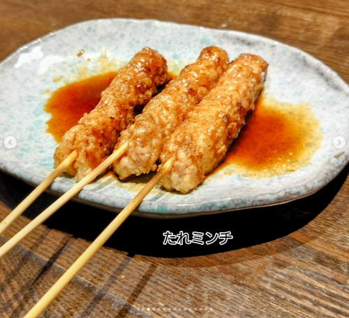 Popular menu item ♪ "Grilled minced meat"