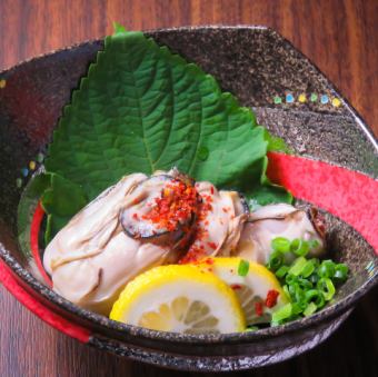 牡蠣ポン酢