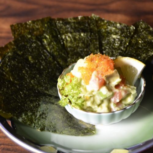 サーモンチーズの洋なめろう