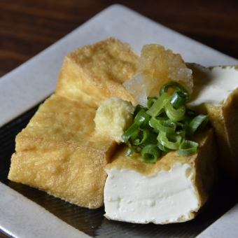 手作り厚揚げの温奴