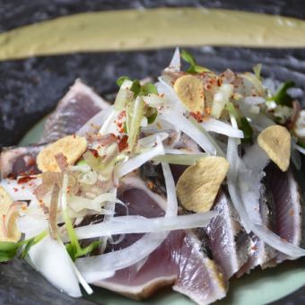 カツオのたたき薬味の土佐づくり