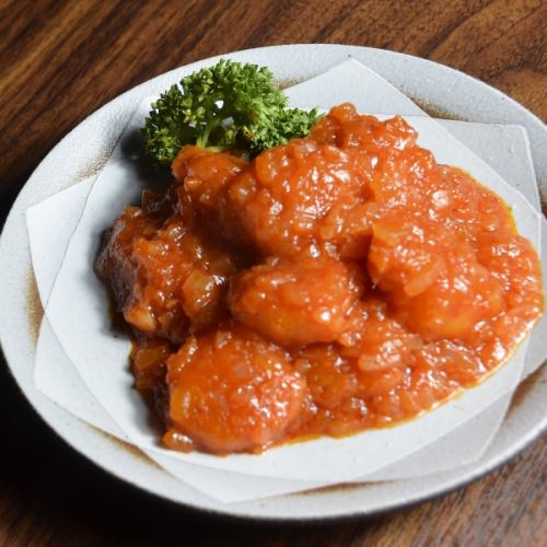 エビ屋さんのエビチリ