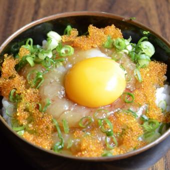 カンジャンセウの月見丼