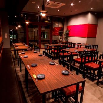 貸切は30名様～50名様まで可能です！お電話でお問合せください！