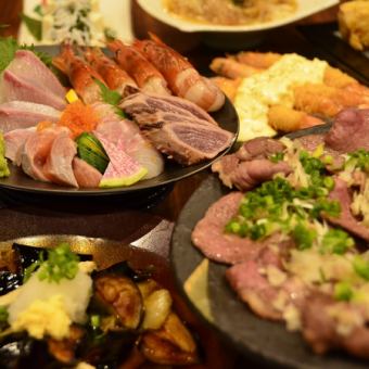 【大好評♪12品目10品】2時間生ビールも飲み放題付5000円◆鮮魚×牛タン×季節の創作和食