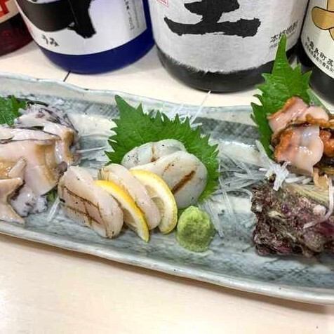 [Umijiman] 什錦貝類生魚片（3種、5種）