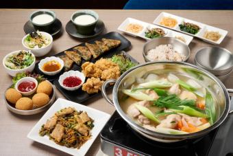 【2時間飲み放題付】タッカンマリ鍋コース 6000円