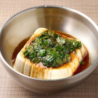 やみつきニラ豆腐