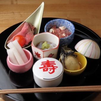 【ドリンク付き】ちょい飲み膳セット　2800円(税込)