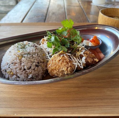 ~ヒマラヤ山脈~(Curry 油淋鶏定食)