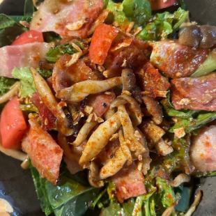 ベーコンポパイサラダ