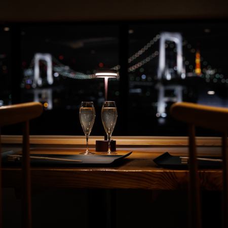 【KINENBI】 12月毎週土曜日☆花火鑑賞しながらお食事を楽しむ特別コース