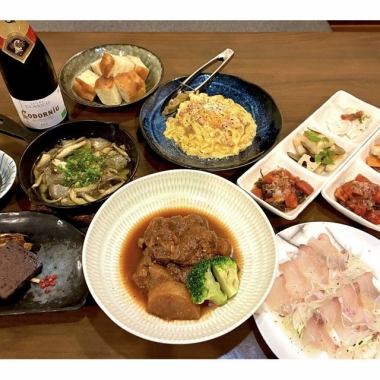 2名様限定　牛バラのトマト味噌煮込みコース(飲み放題付き)