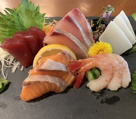 [Fresh] Assortment of 5 fresh fish sashimi