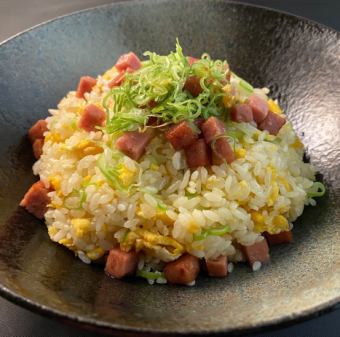 Pork and egg fried rice