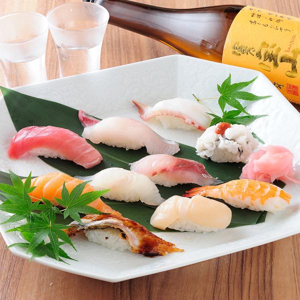 【逸品！その3】板前お寿司は様々な種類をご用意！豊富で新鮮なネタが自慢です！