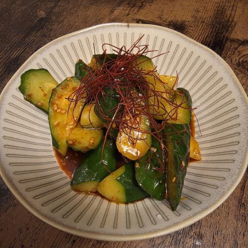 ピリ辛やみつきキュウリ