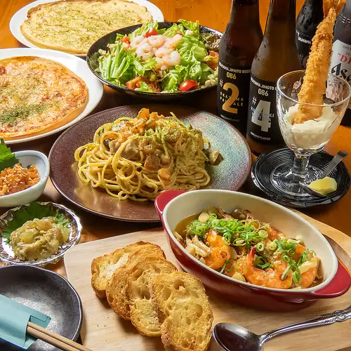 こだわりのコース料理あり