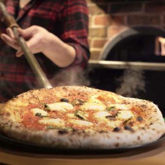 [All-you-can-eat stone-baked pizza course with 19 varieties] 90 minutes 2,000 yen