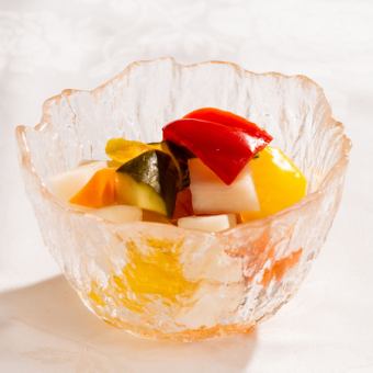 季節野菜のピクルス