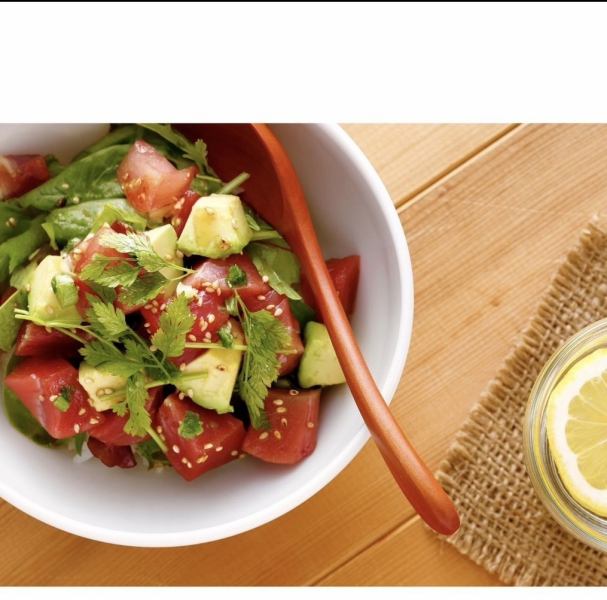 和風アヒポキ丼