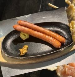 ソーセージ網焼き