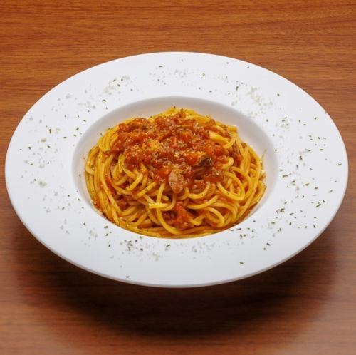 ミートソースパスタ