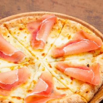 원시 햄 피자