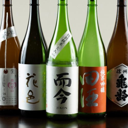 全国から仕入た拘り日本酒