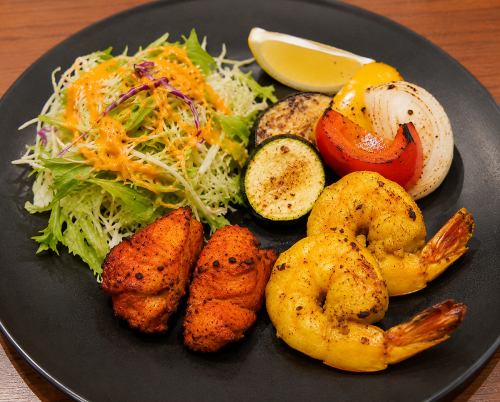Assortment of 3 kinds of tandoori